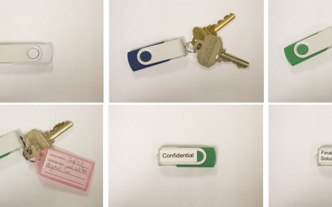 Vous trouvez une clé USB par terre… Que faites-vous ?